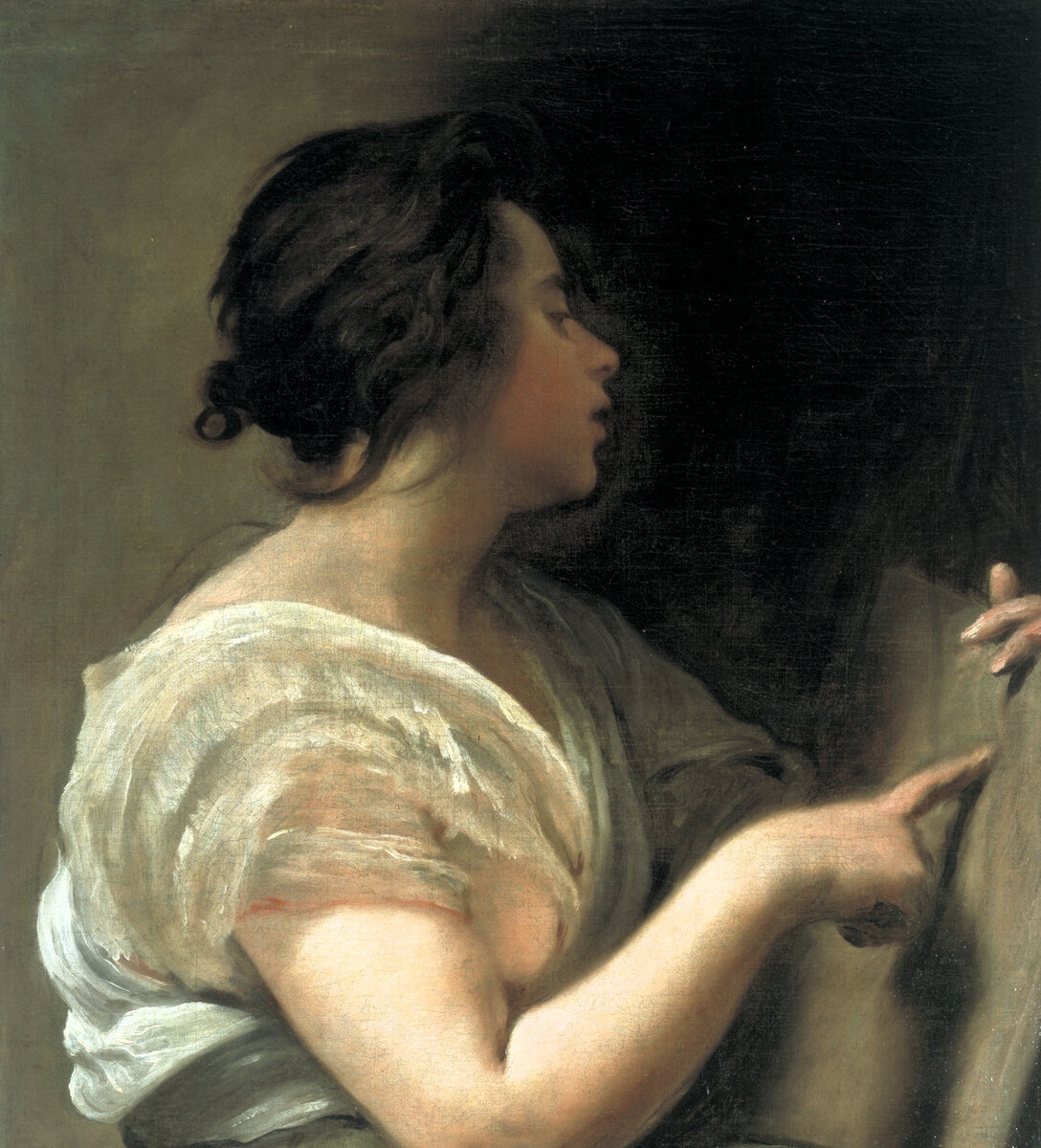 Sibyl with Tabula Rasa — Диего Веласкес, 1648 (Meadows Museum)