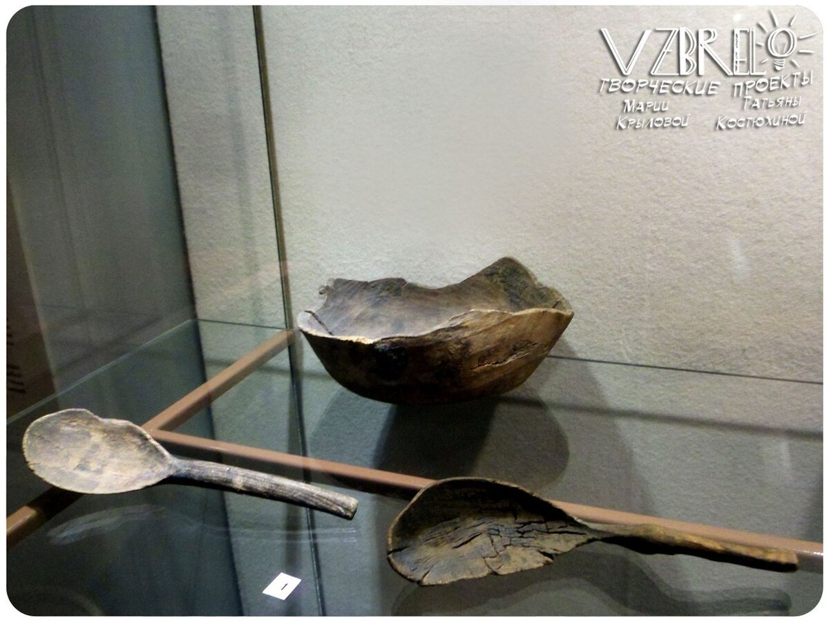 Деревянные ложки, Музей Москвы. Датируются ХIV-XVII веками.