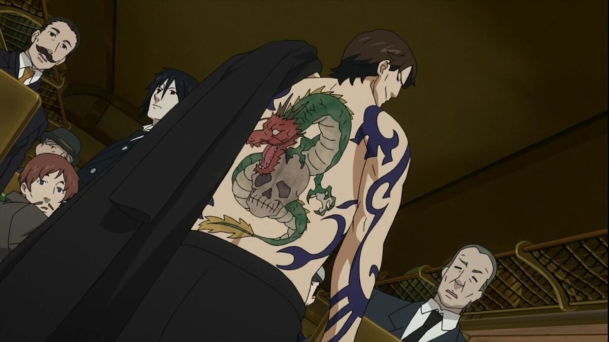 Кадр из эпизода "темного дворецкого".