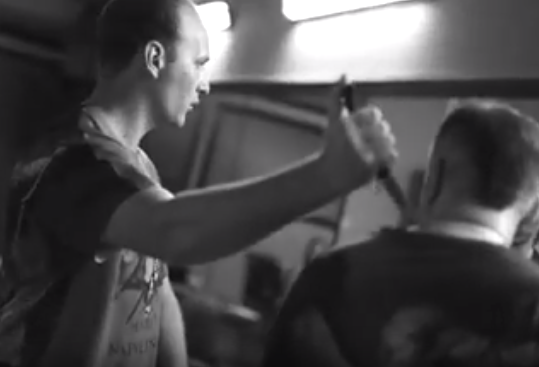 Фрагмент тренировки двумя клинками