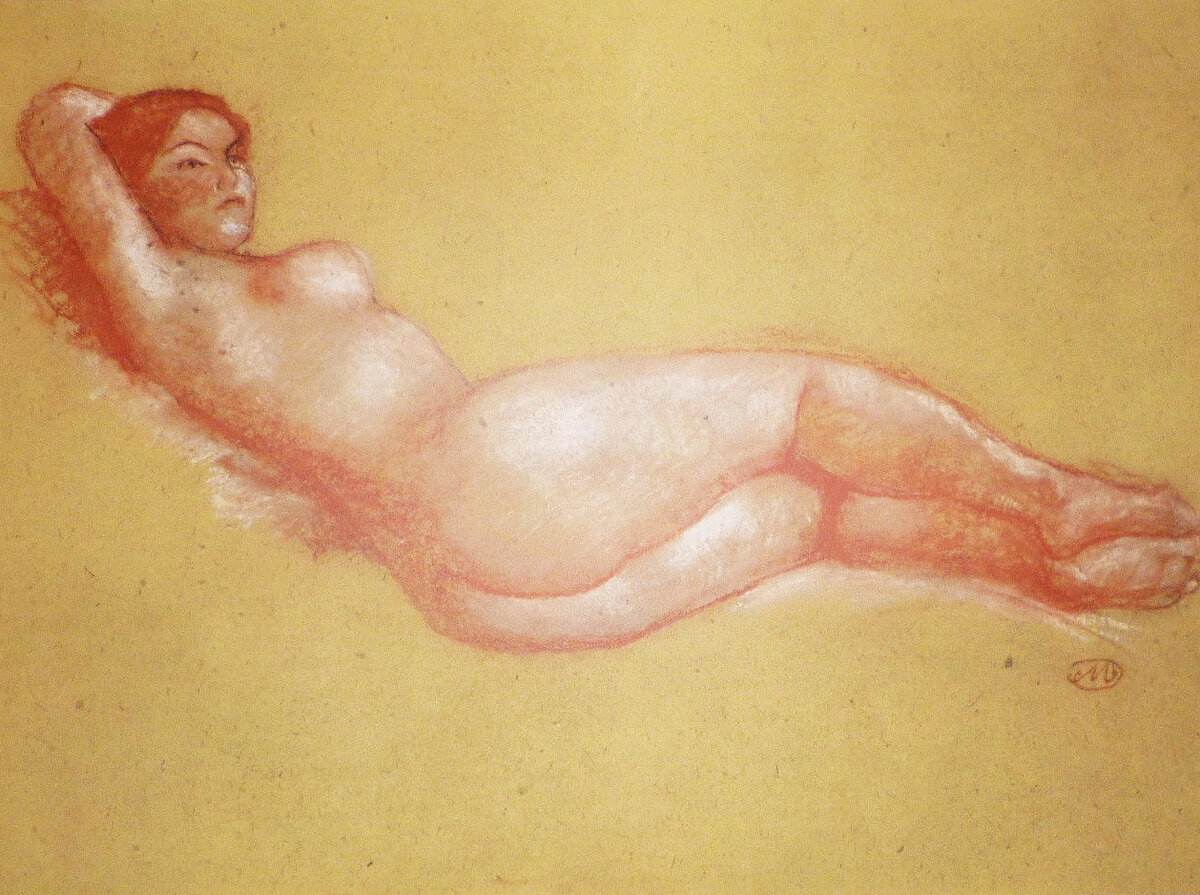 Дина Верни. Рисунок Аристида Майоля.