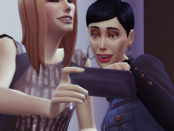 Картинка сделана мною в игре The Sims 4