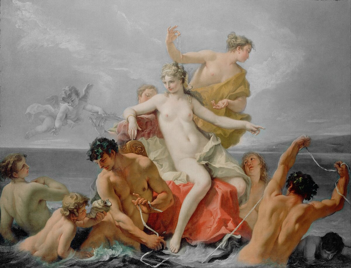 Одна из картин, вышедшей на Кипре Афродиты