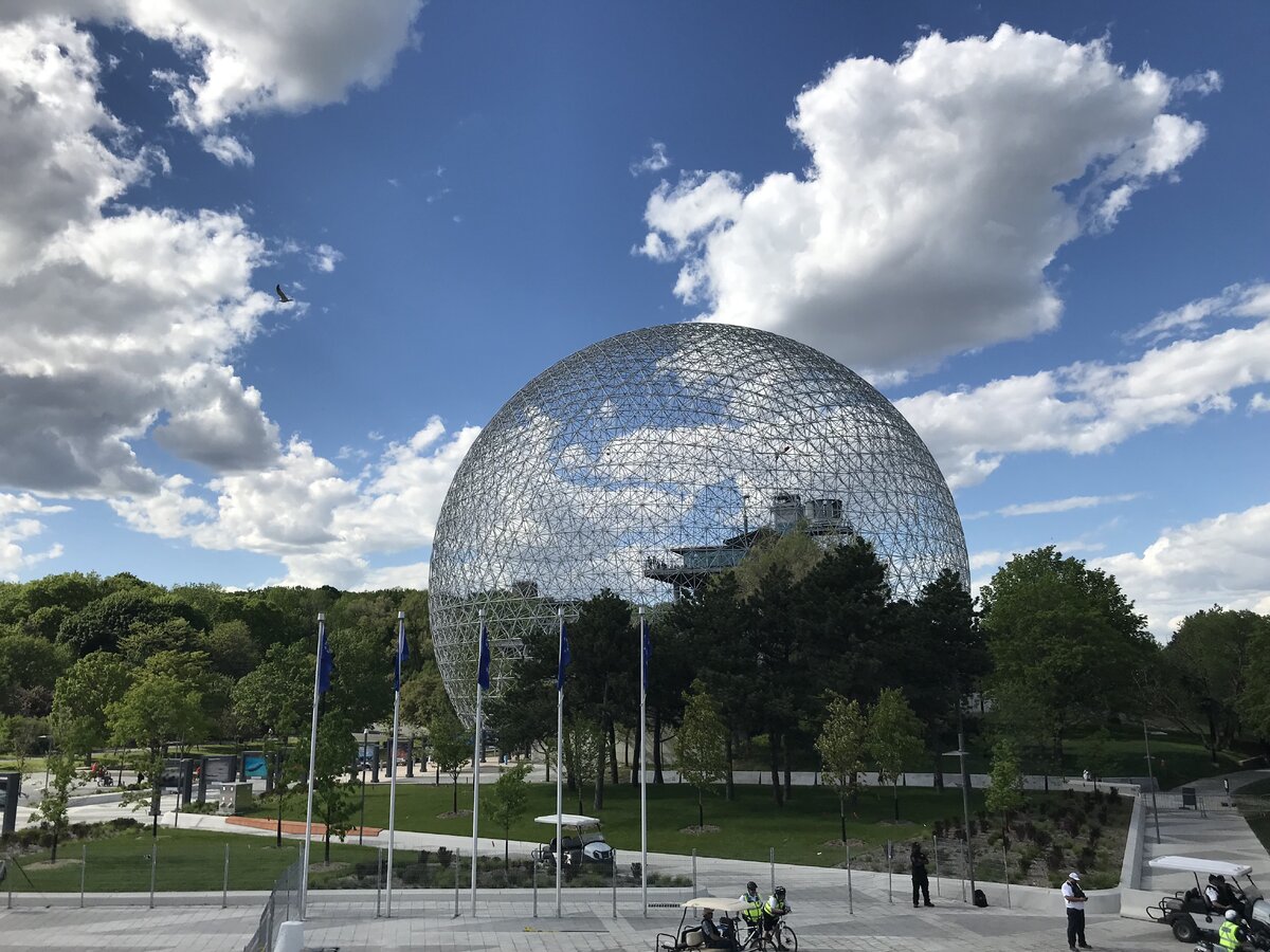 Музей Biosphere в парке Jean-Drapeau