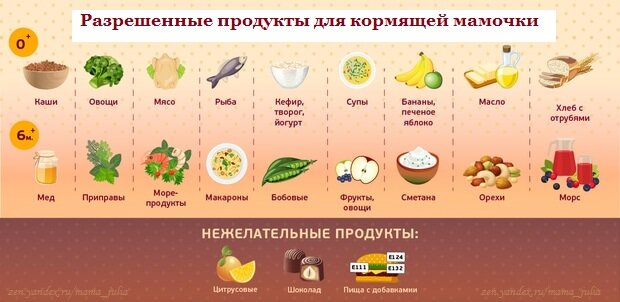 Полезные рецепты для кормящих мам