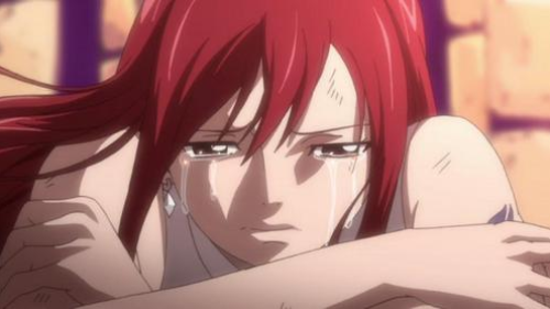 Подборка аниме, где милая девушка плачет (Анимированная картинка)