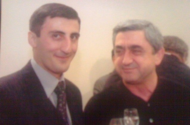 Ашот Болян и бывший президент Армении Серж Саргсян