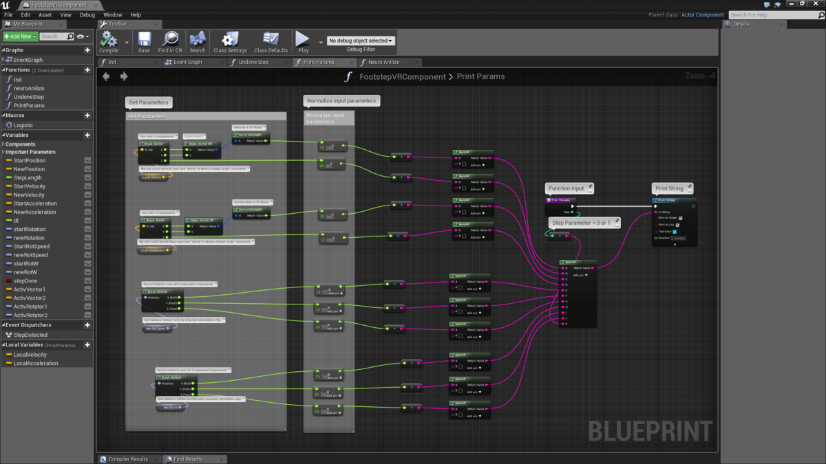 Скрипт для сбора данных в лог Unreal Engine