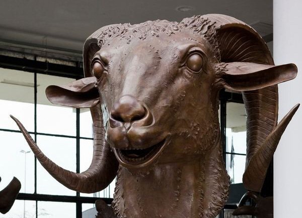 
Копия бронзовой головы Козы