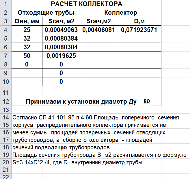 как рассчитать коллектор водоснабжения. распределительный коллектор отопления схема. расчет коллектора. гидрострелка для отопления 24 квт. гидрострелка правило 3 диаметров.