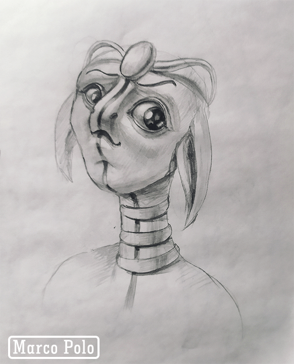 Штатный художник журнала Marco Polo, instagram @nika.fen 