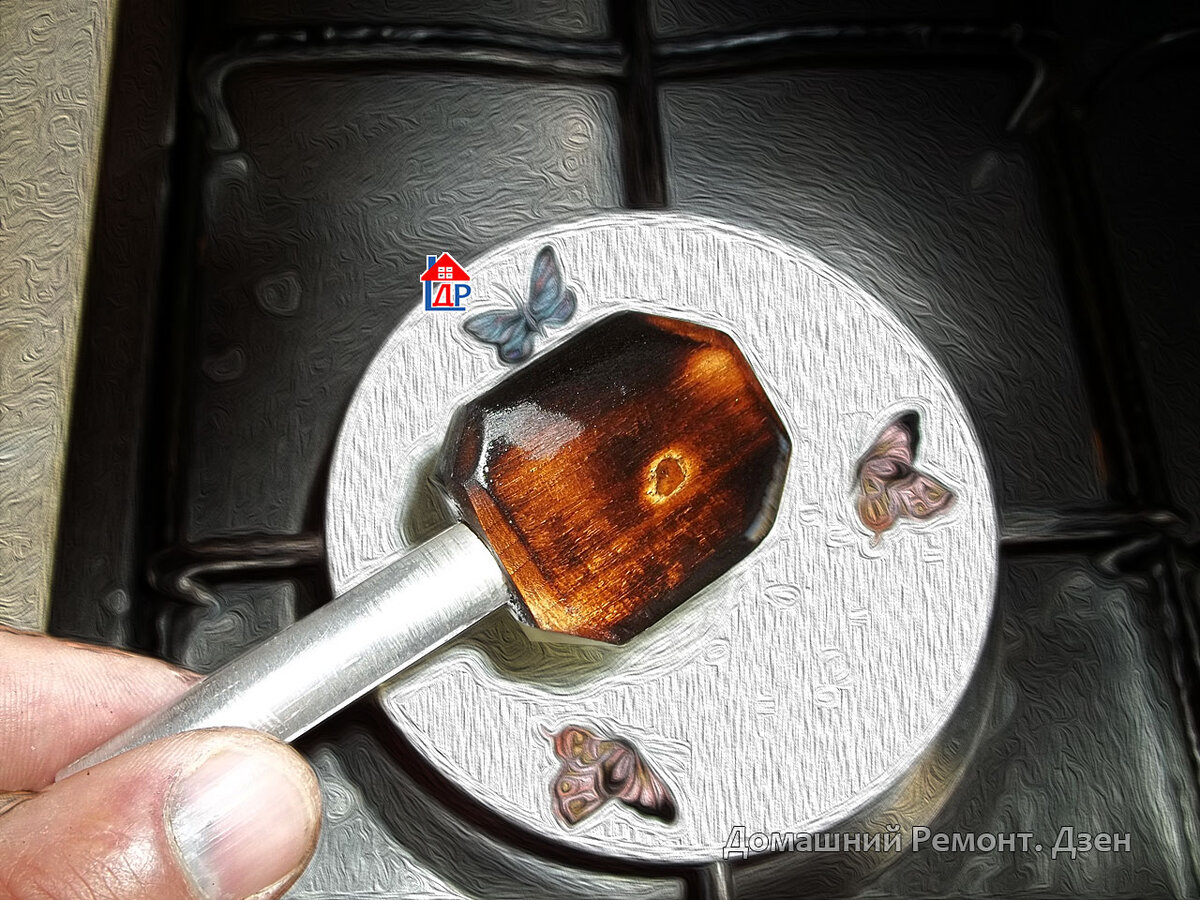 Пропитка ручки ключа маслом