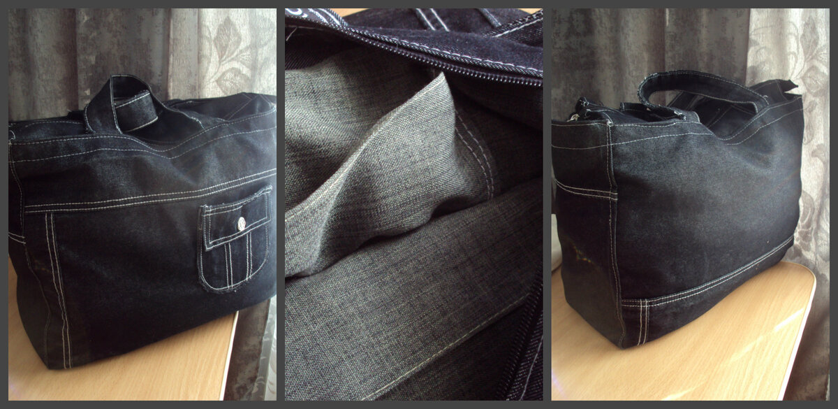 Карманы внутри большие,для папки с документами.