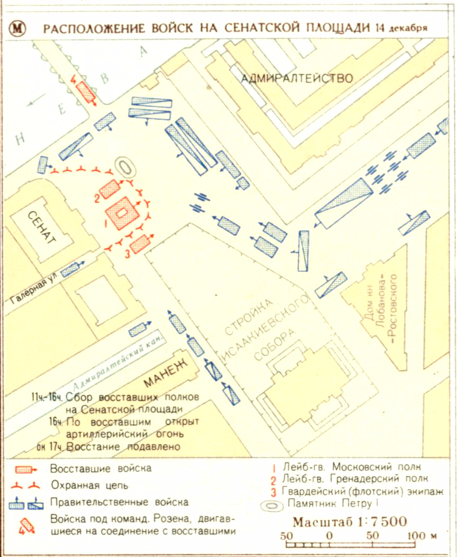 План восстания декабристов 1825