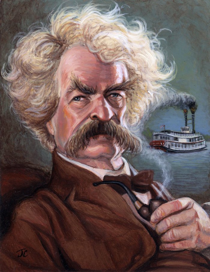 Марк Твен. Фото в свободном доступе на Яндексе.