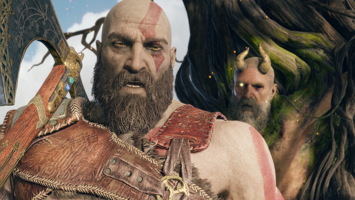 Кадр из "God of War" (2018) .