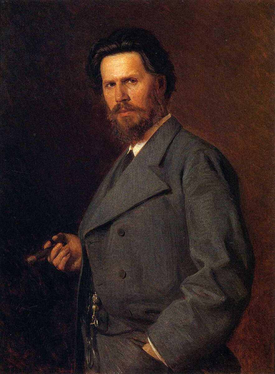 «Портрет художника И.Н. Крамского», Николай Ярошенко, 1876 год