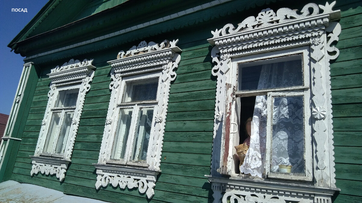 Летом в избе всегда прохладно.