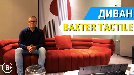 Мягкая мебель. Диван Baxter Tactile