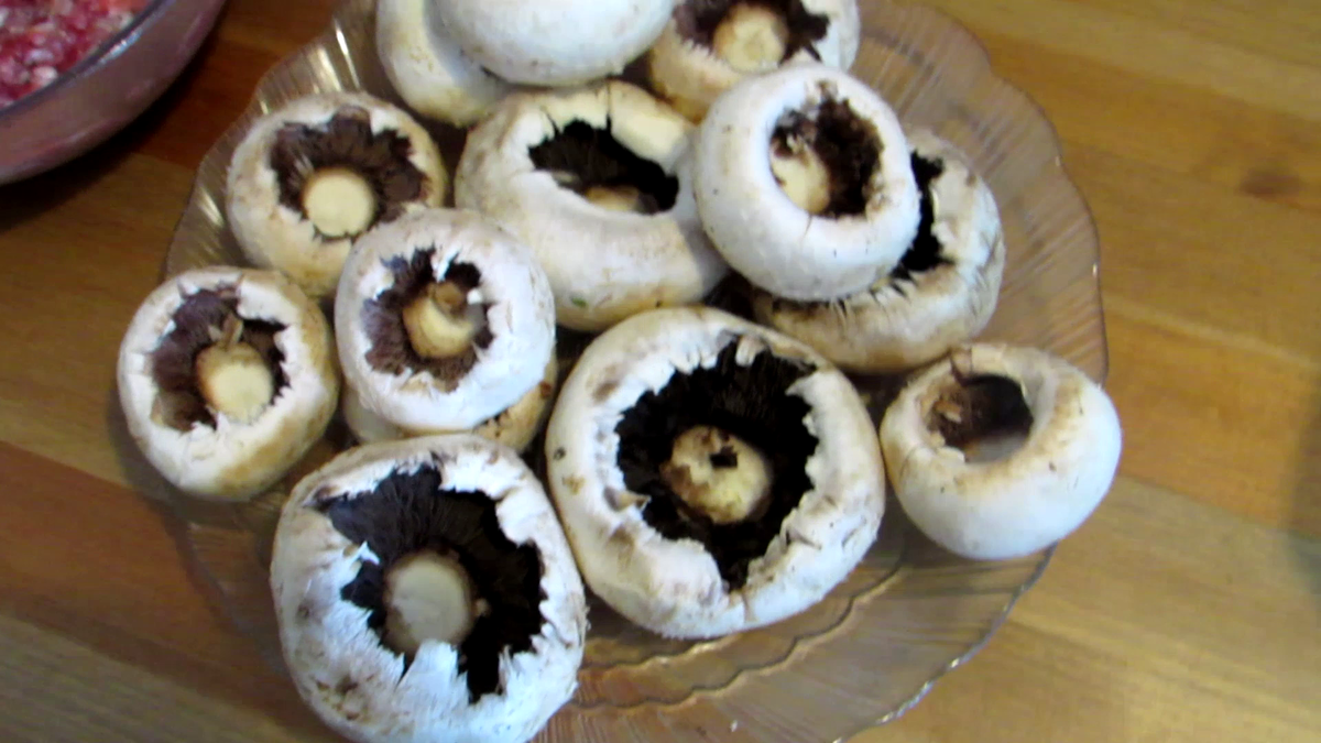 Грибы после удаления ножки