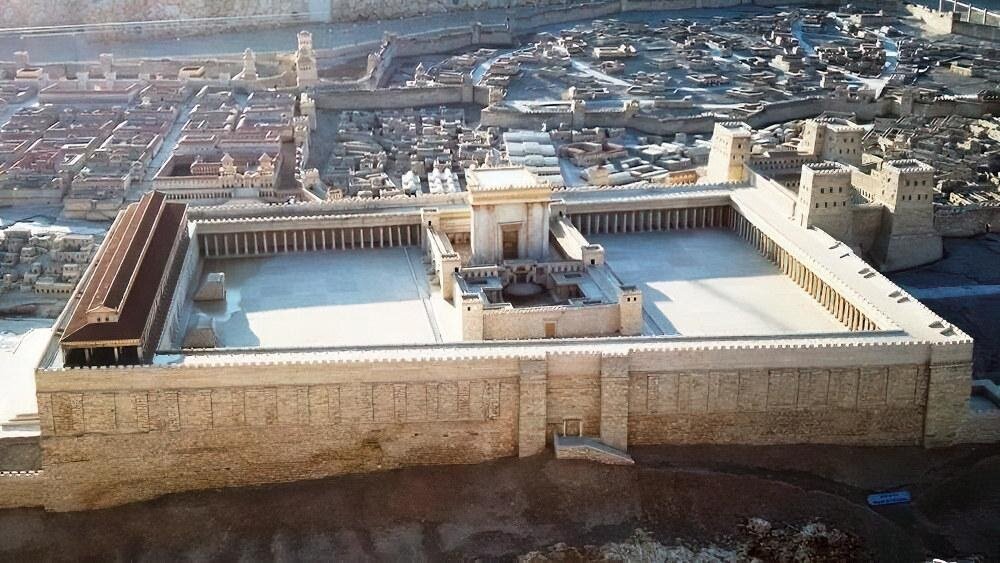 Ναός στην Ιερουσαλήμ τον 1ο αιώνα. μ.Χ., σύγχρονη ανακατασκευή