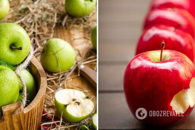 Свежие яблоки для штруделя