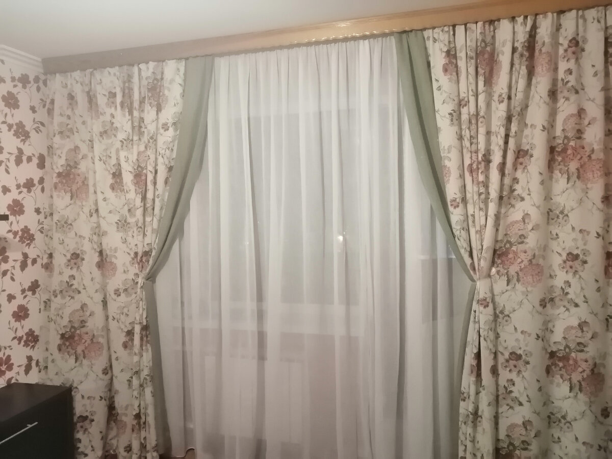 Поменяла шторы