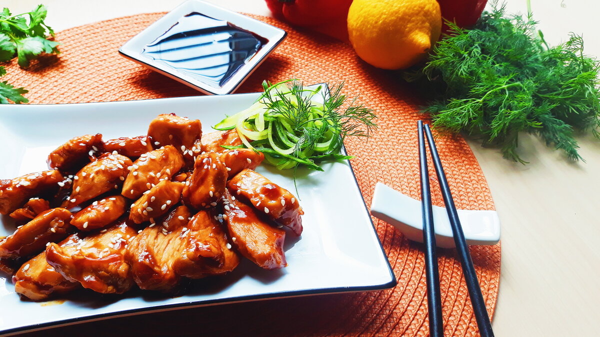 Курица терияки