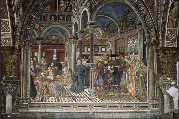 Доменико ди Бартоло «Женитьба подкидышей», 1440 © fineartamerica.com