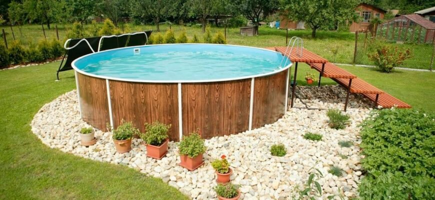 Откачать воду из бассейна