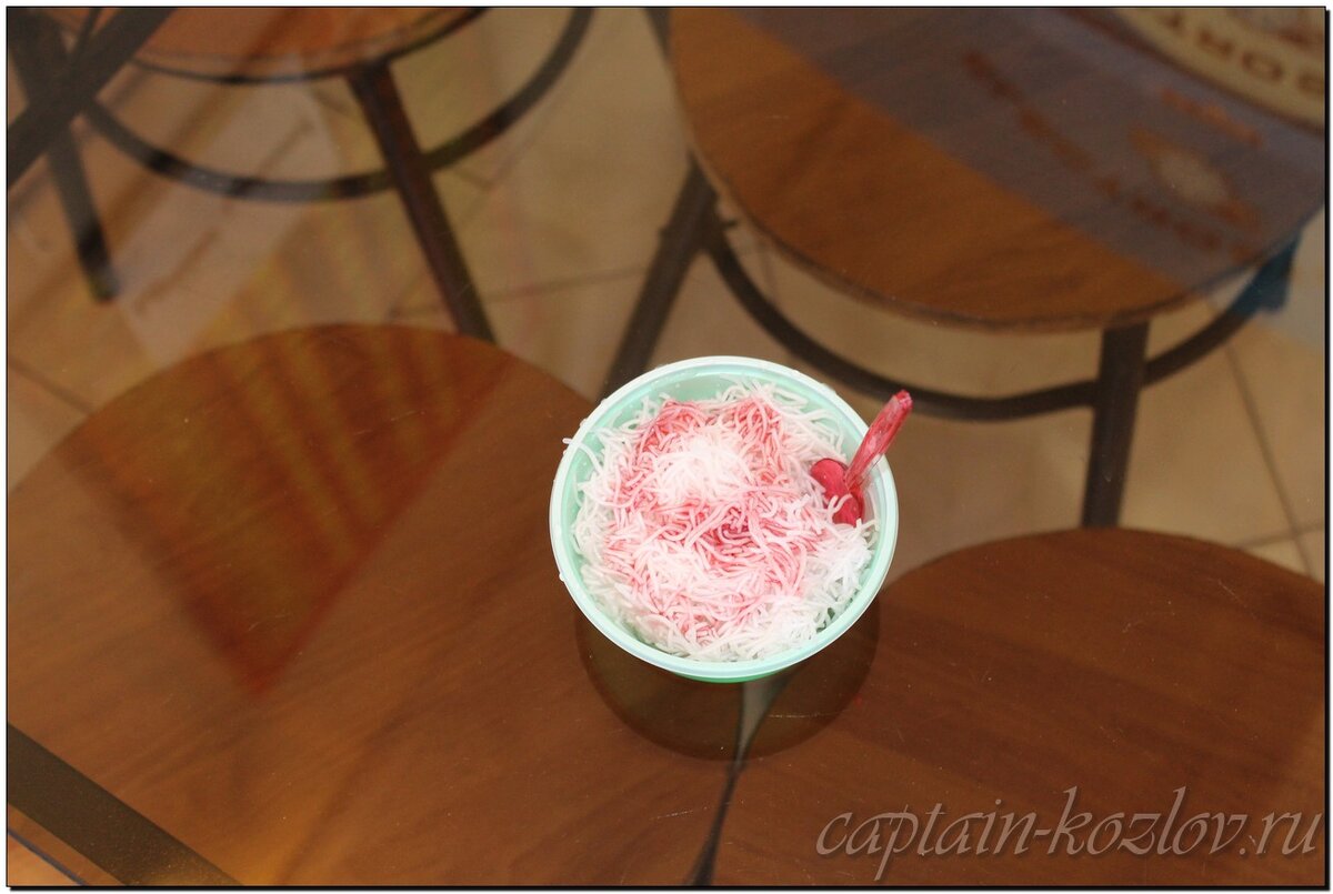 Фалюде. Первое изобретенное мороженое 