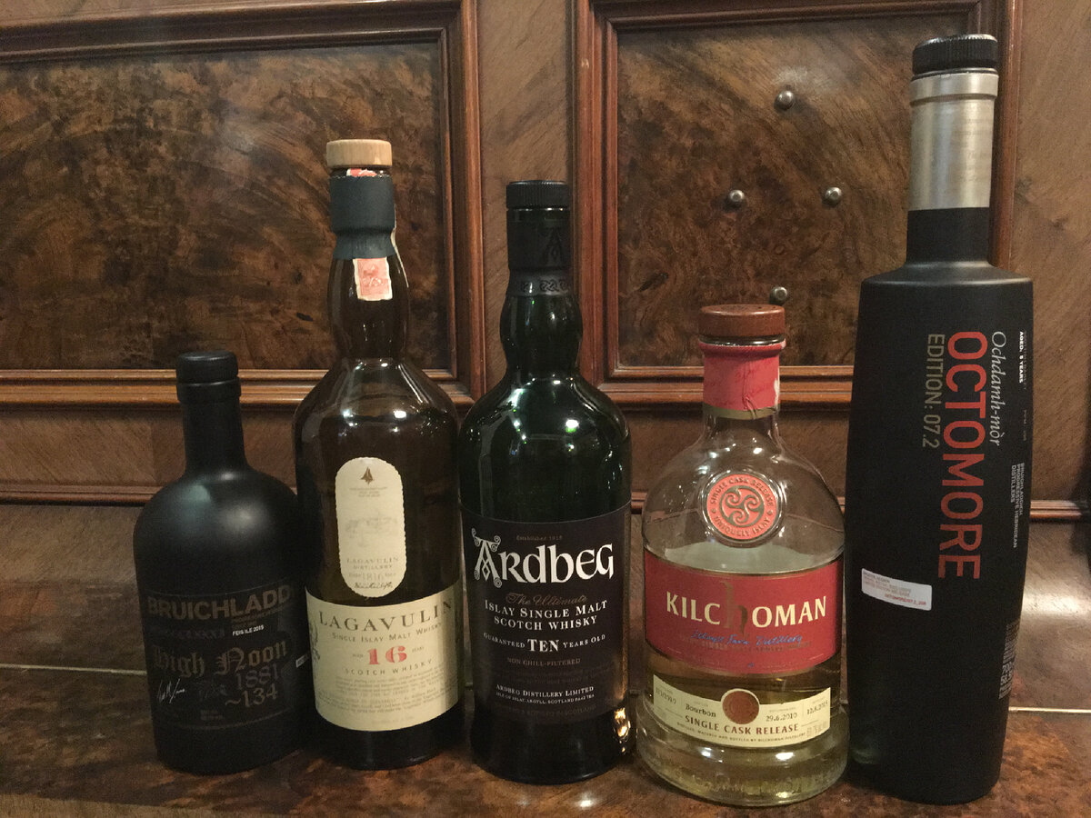 Торфяной виски с Айлы. Фото сделано автором. 