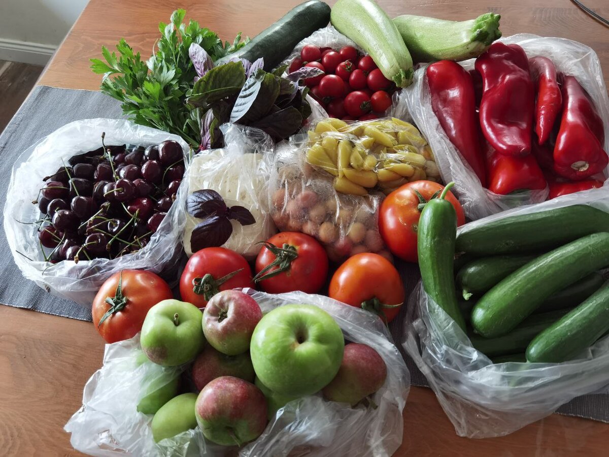 Покупки на неделю. Фото автора