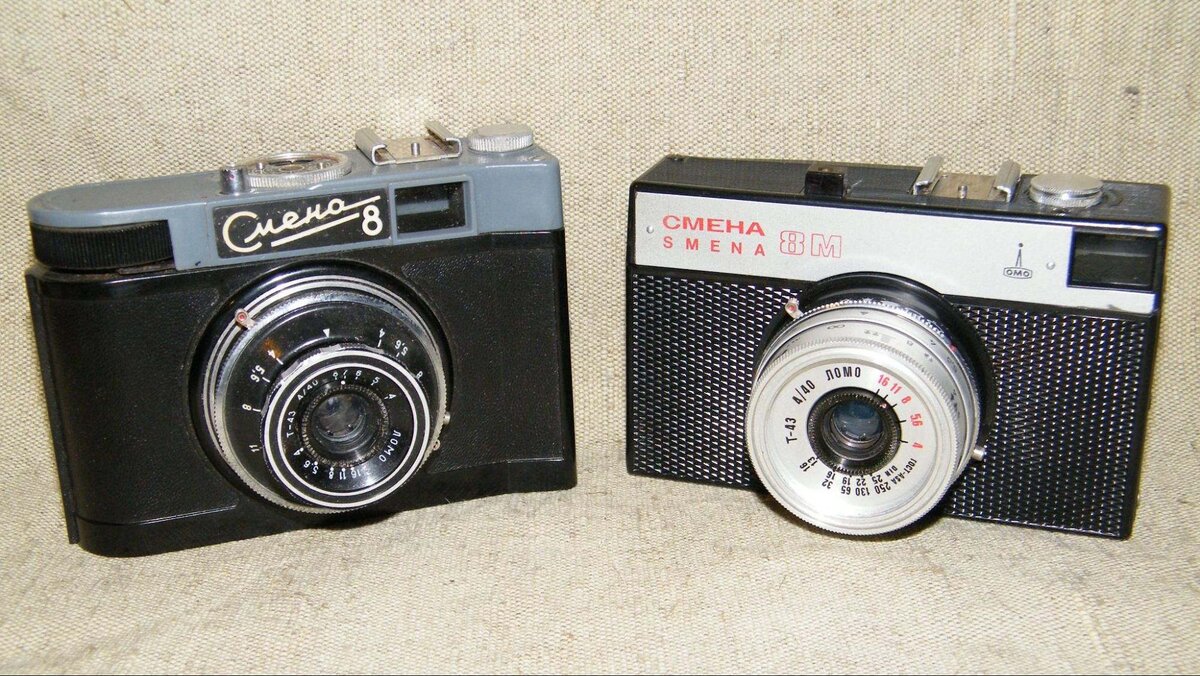 Совесткие шкальные фотоаппараты «Смена» / Фото: ru.wikipedia.org