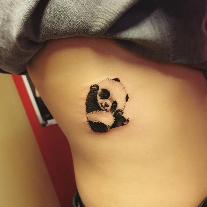 [ Фото] Тату Панда: Значение для Девушек и Мужчин | Panda tattoo, Tattoos, Panda art