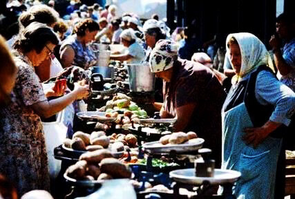 Колхозный рынок в СССР