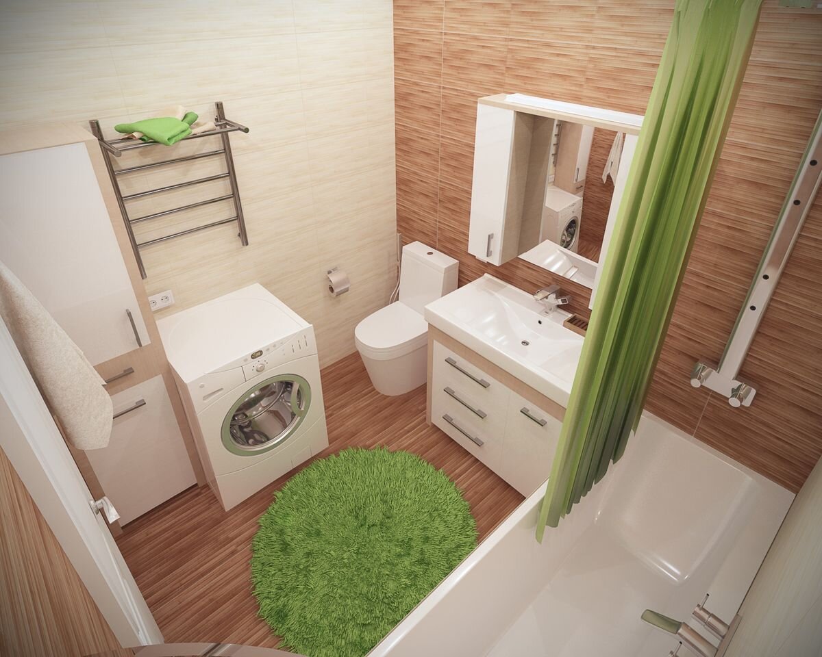 Ванная комната, совмещенная с туалетом 6 кв м, — варианты дизайна с фото