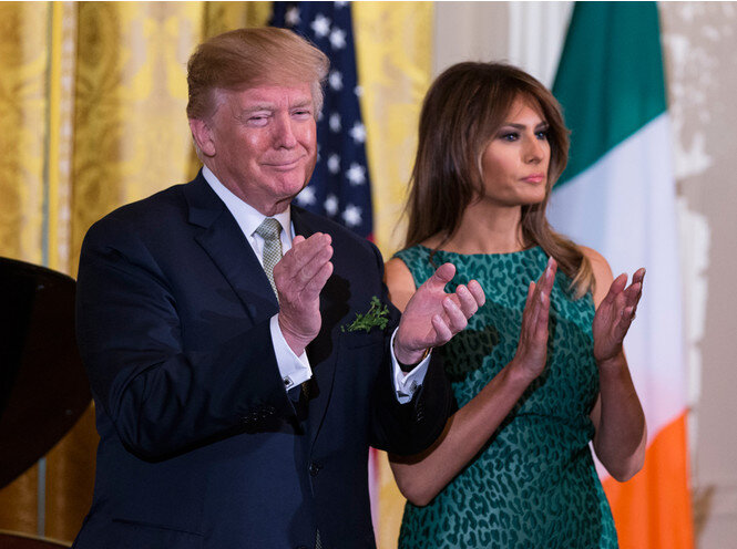 Дональд и Мелания Трамп, 15 марта 2018 года 