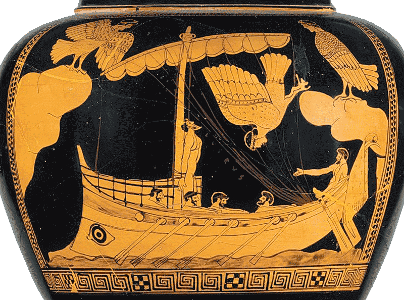 Аттическая ваза 480-470 гг. до н. э.