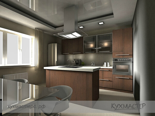 С островом кухня всегда будет удобной