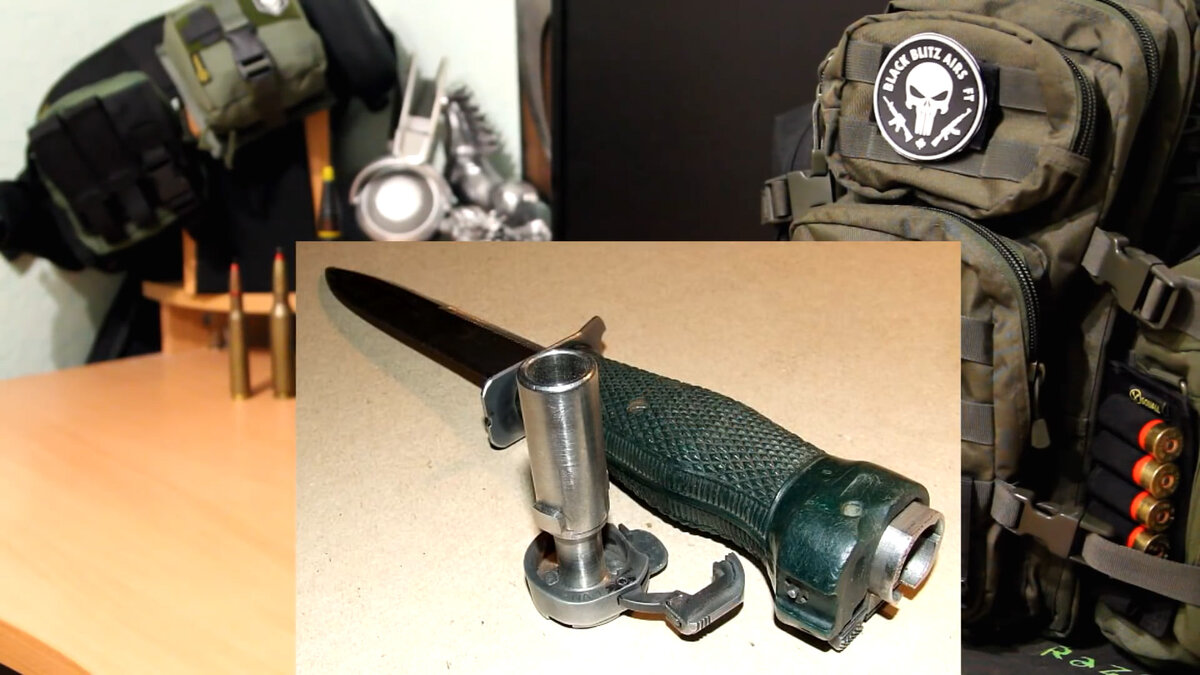     НРС / Фото с видео канала YouTube "Patr1ot" / Топ 10 самых популярных боевых ножей / Фото доработано Major_Fantomas