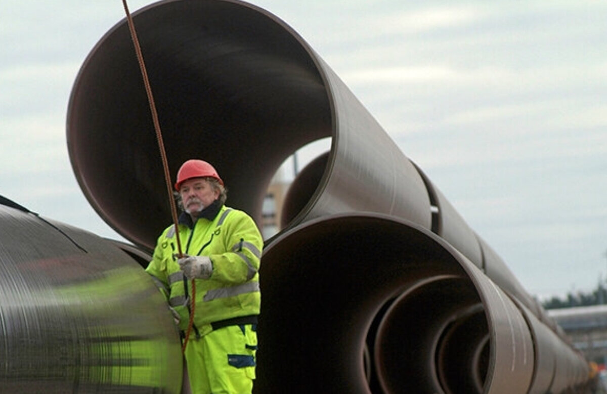 Северный поток 2, труба