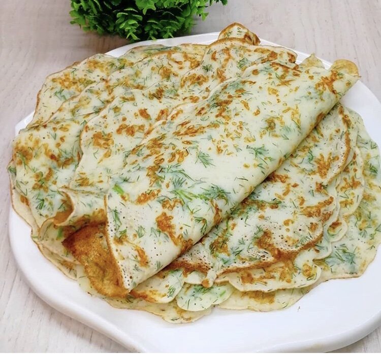Сырные блинчики