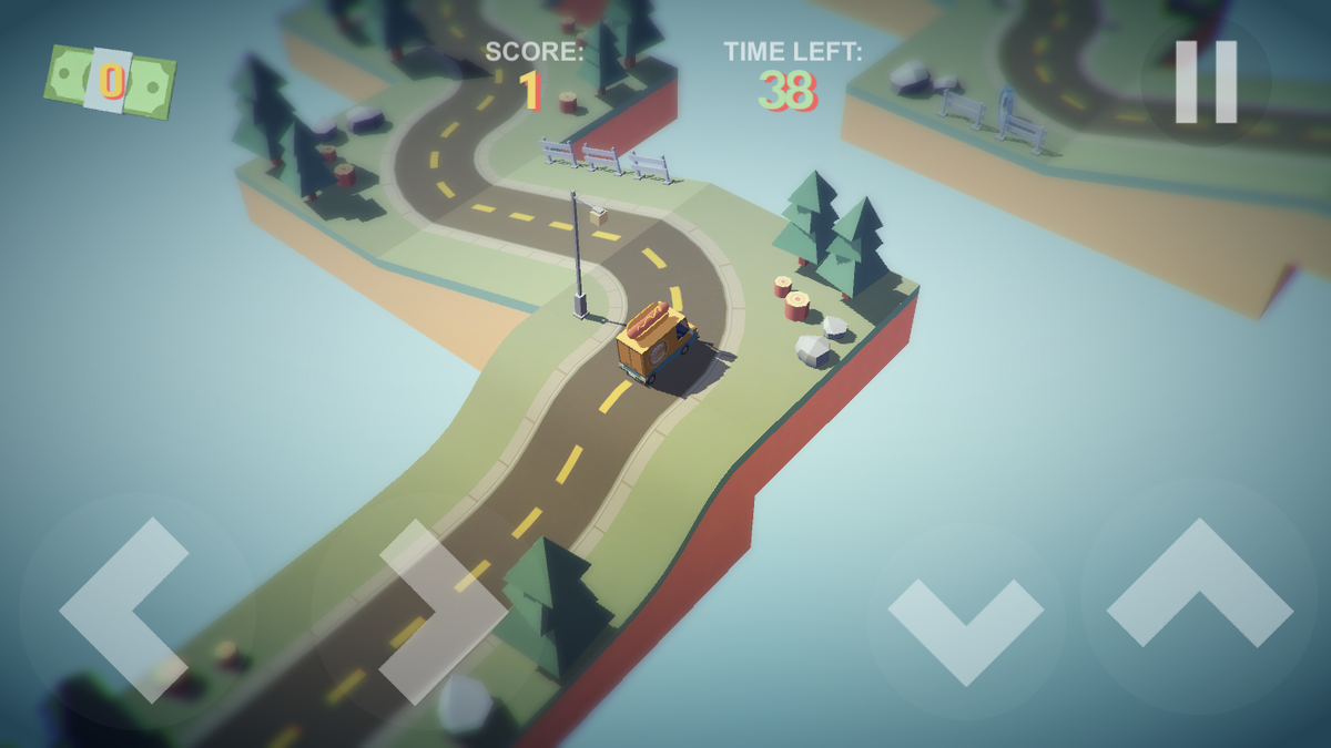 Парящие в пространстве сложные трассы с кучей спусков, подъемов и трамплинов