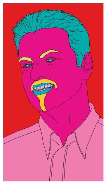 Michael Craig-Martin. Commissioned Portrait Untitled (George). 2007. Эстимейт 40-60 тыс. евро 