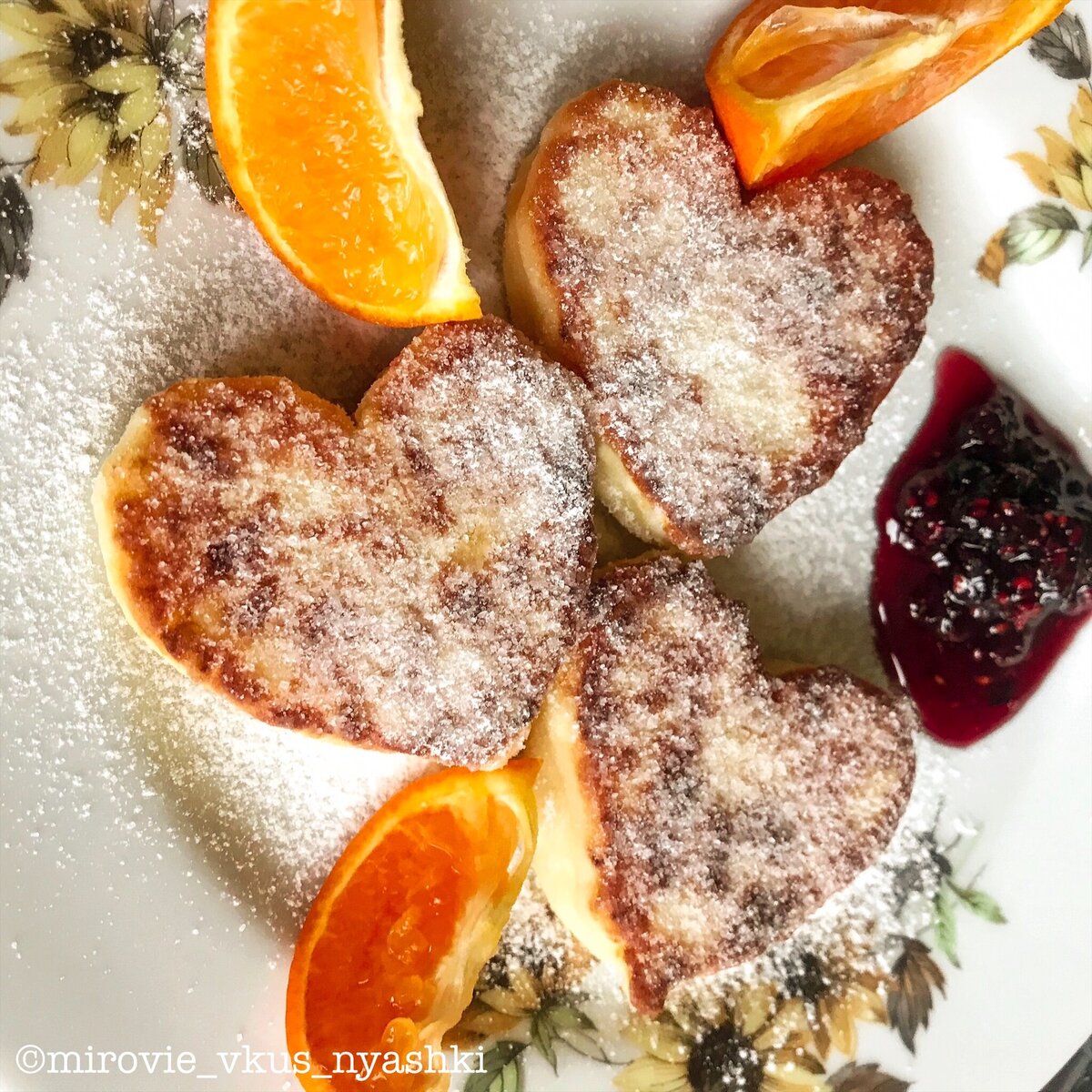 Творожные сердечки