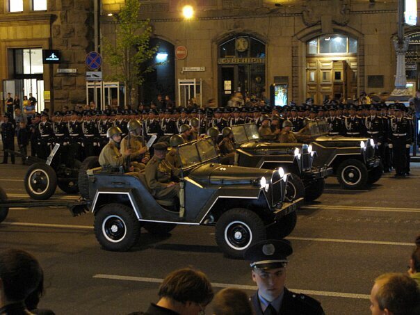 Репетиция парада Победы на Крещатике 