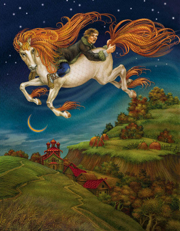 Сивка-бурка, вещий каурка - почему коня назвали именно так?