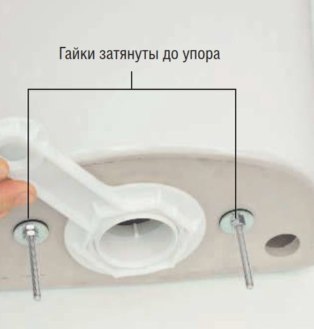 Крепление болты с барашками бачок как снять Установка сливного бачка на унитаз Мастерская конструкций Дзен