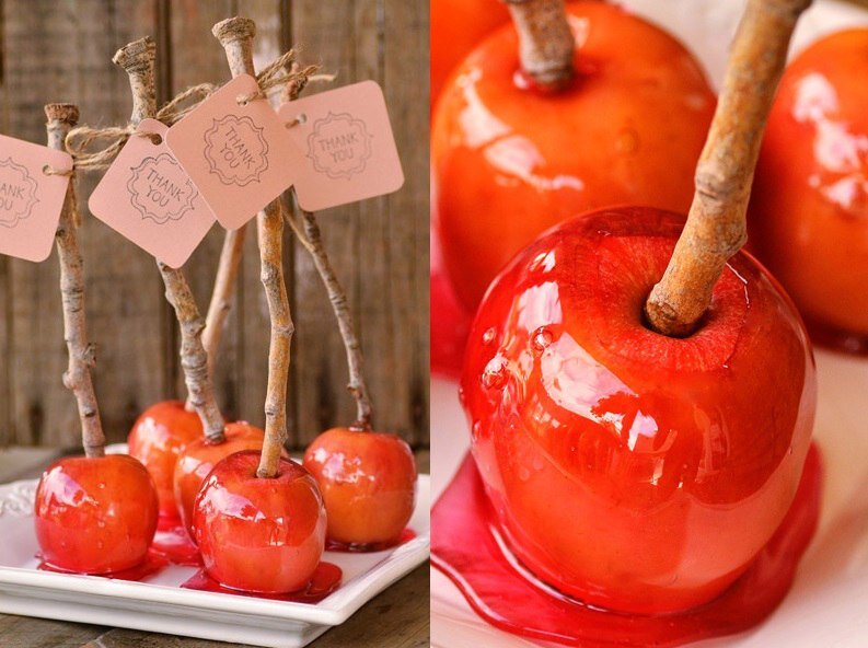 Карамельные яблоки  